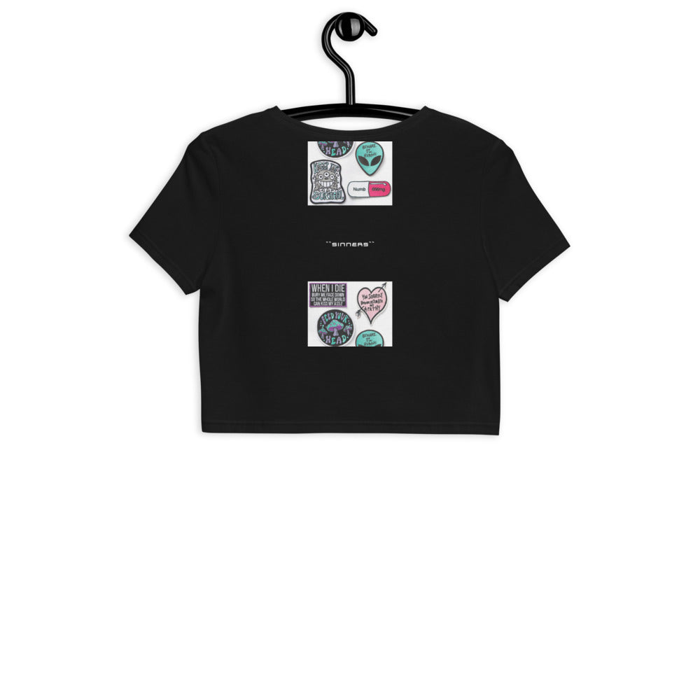Trippy Sinners Bio-Crop-Top
