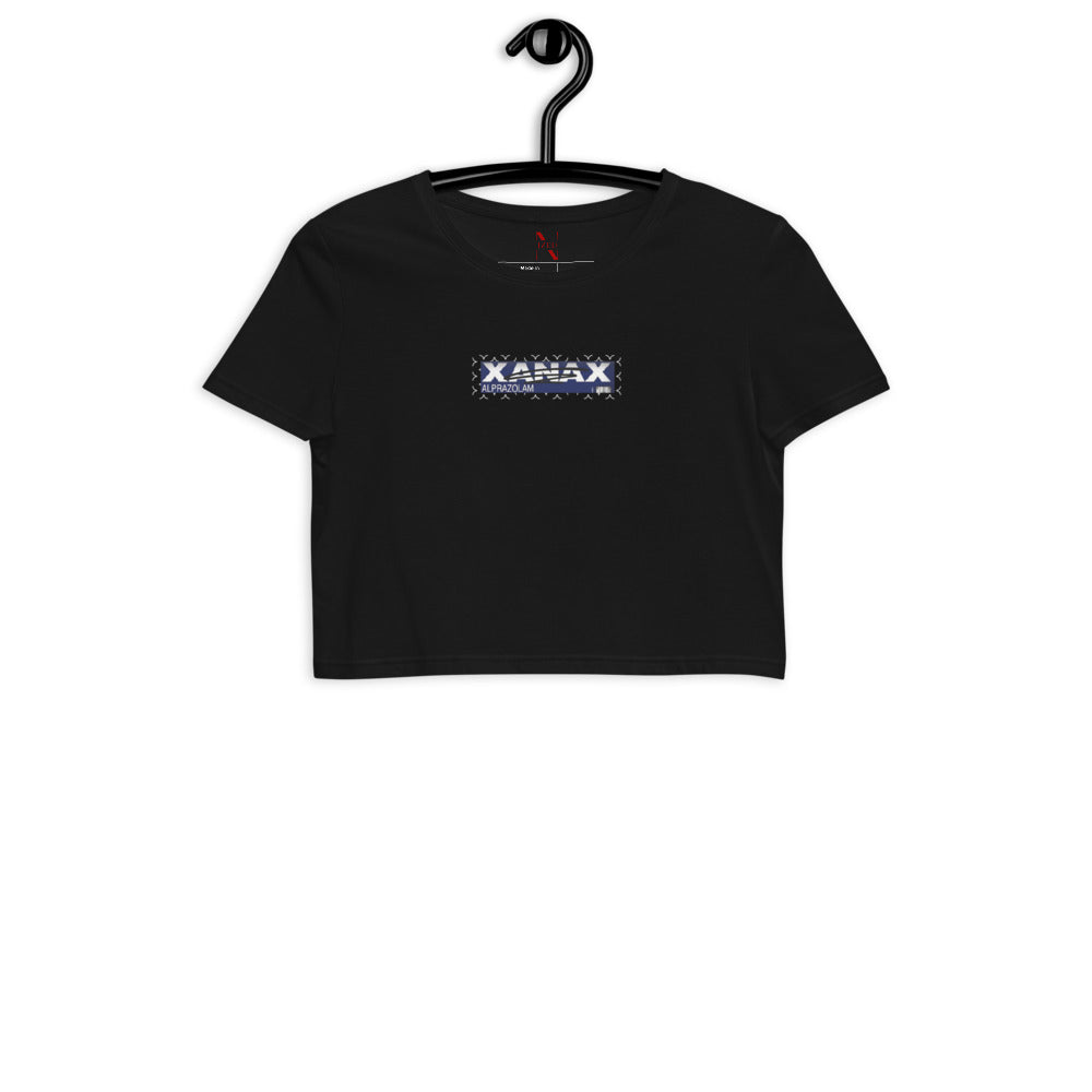 Xanax x Alprazolam Bio-Crop-Top