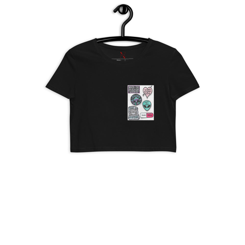 Trippy Sinners Bio-Crop-Top