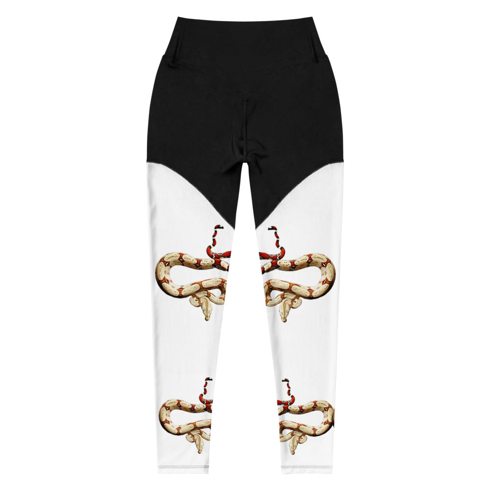 NiZED Trust No One Black n White Leggings