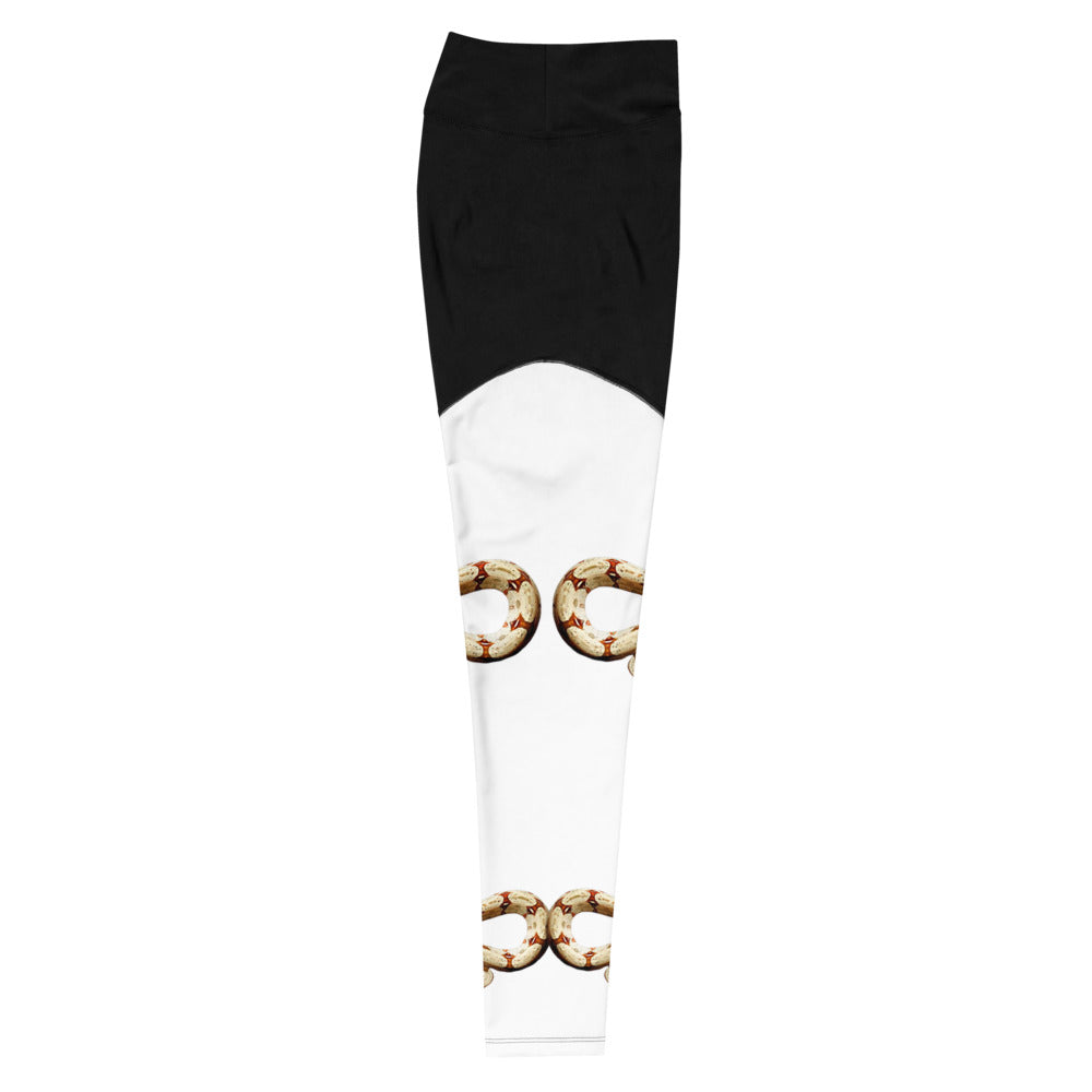 NiZED Trust No One Black n White Leggings