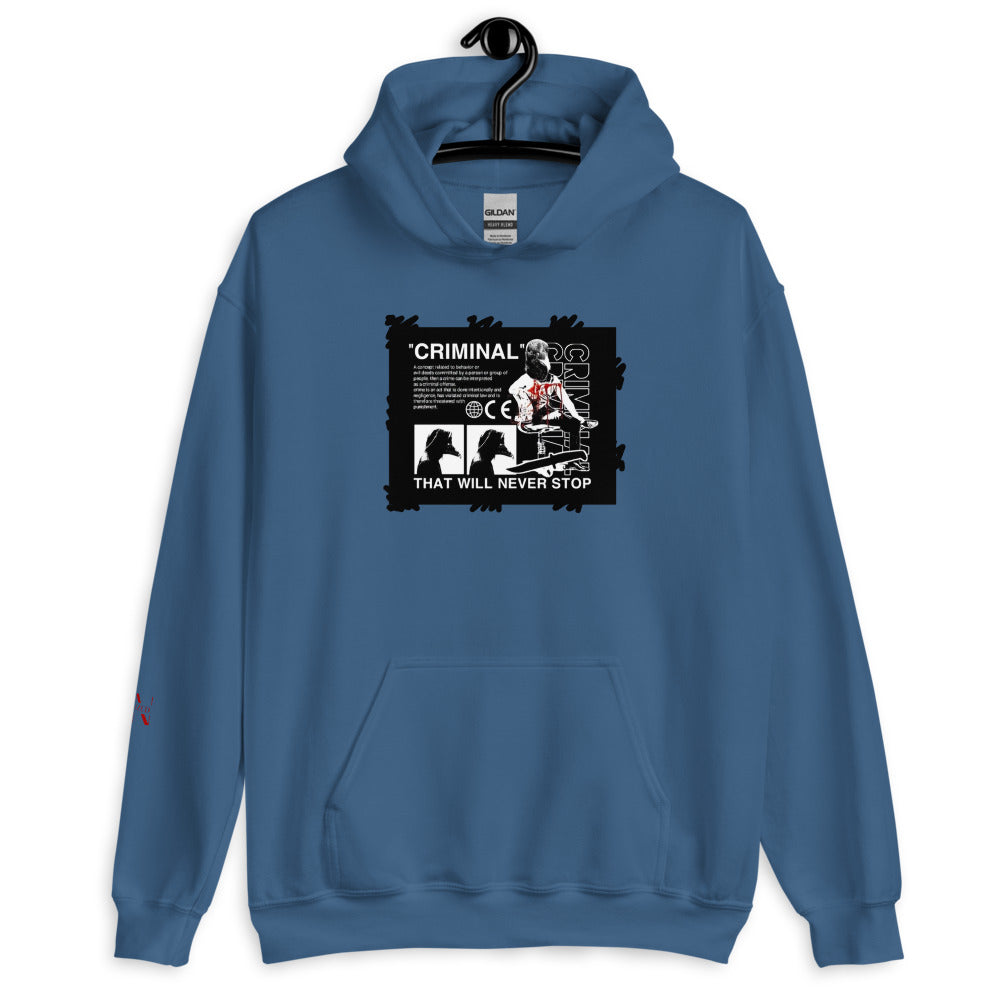 Criminals never Stop Kapuzenpullover