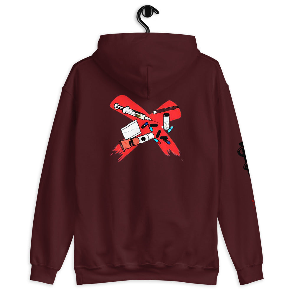 X All DRUGS Kapuzenpullover