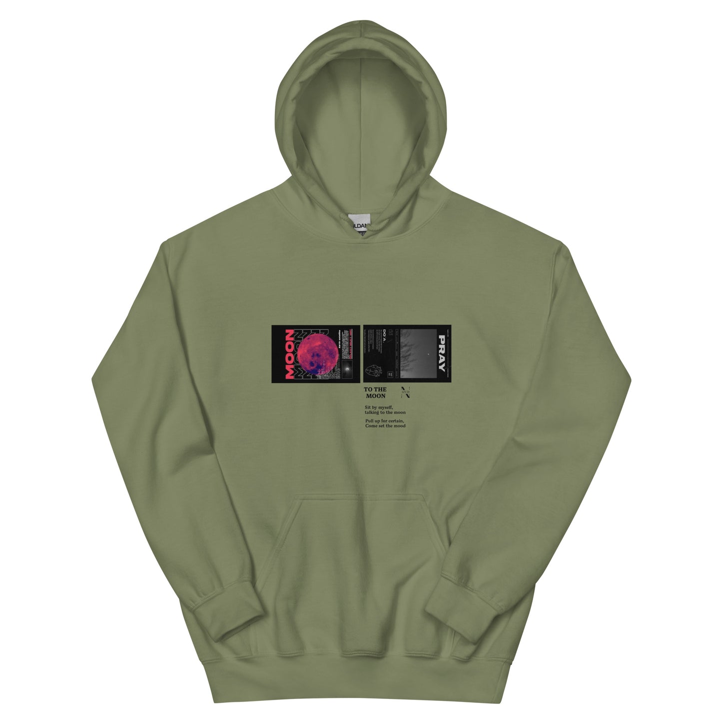 To the moon Kapuzenpullover