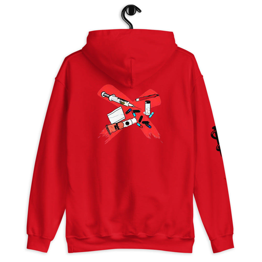 X All DRUGS Kapuzenpullover