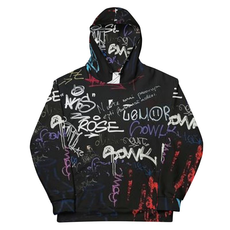 Berghain Graphic Hoodie als Beispiel für Rave Streetwear und Techno Kleidung von NiZED