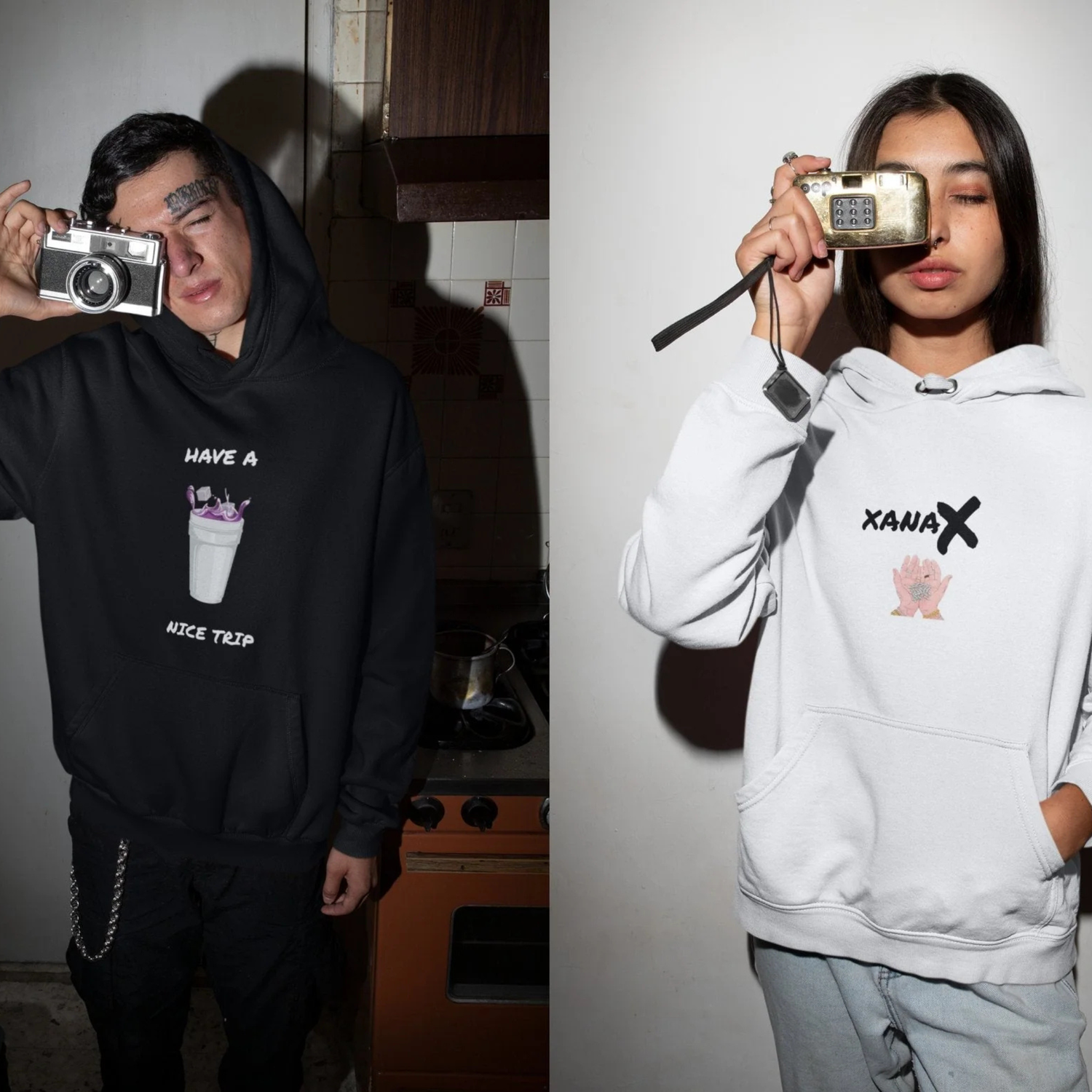 Provokante Hoodies mit einzigartigen Prints und trippy Designs