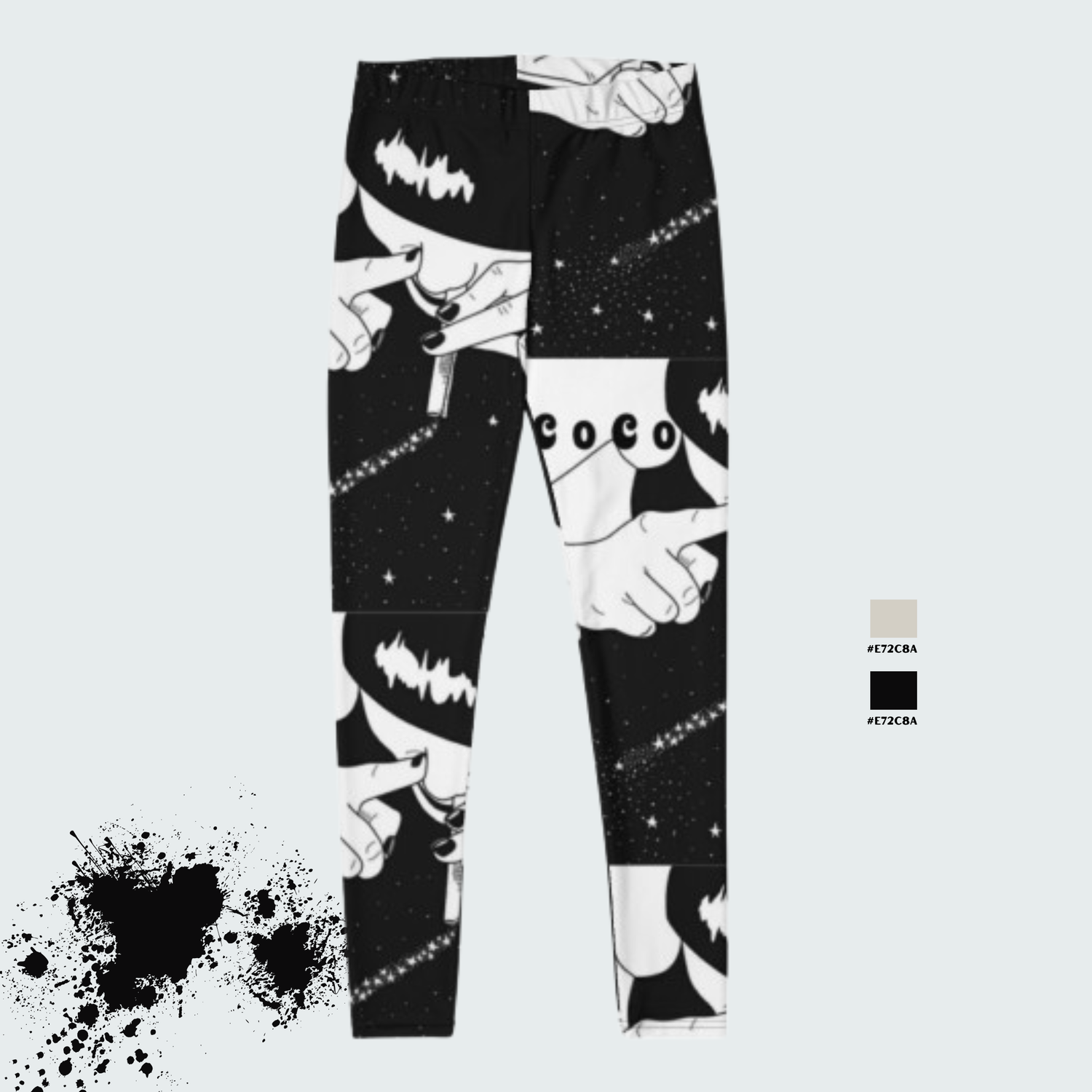 Leggings mit einzigartigen Mustern und provokanten Prints