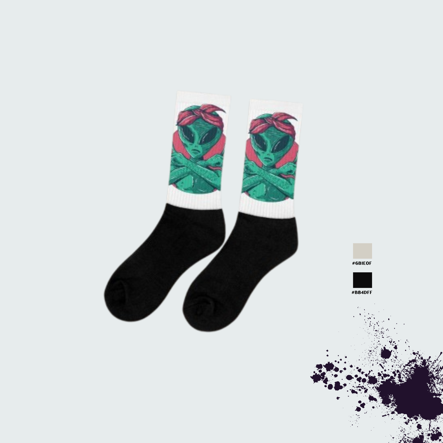 Streetwear-Socken mit provokanten Prints und einzigartigem Stil