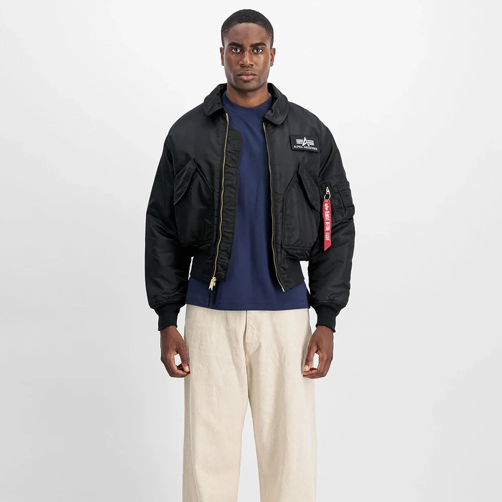 Alpha Industries CWU 45 (HERITAGE) Bomberjacke - Black