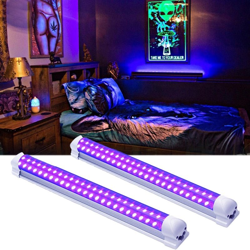 10W 40 LED UV Purple Schwarzlicht Tube - NiZED