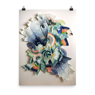 3d Warrior Vibes Poster von NiZED als trippy Poster und psychedelische Wanddeko