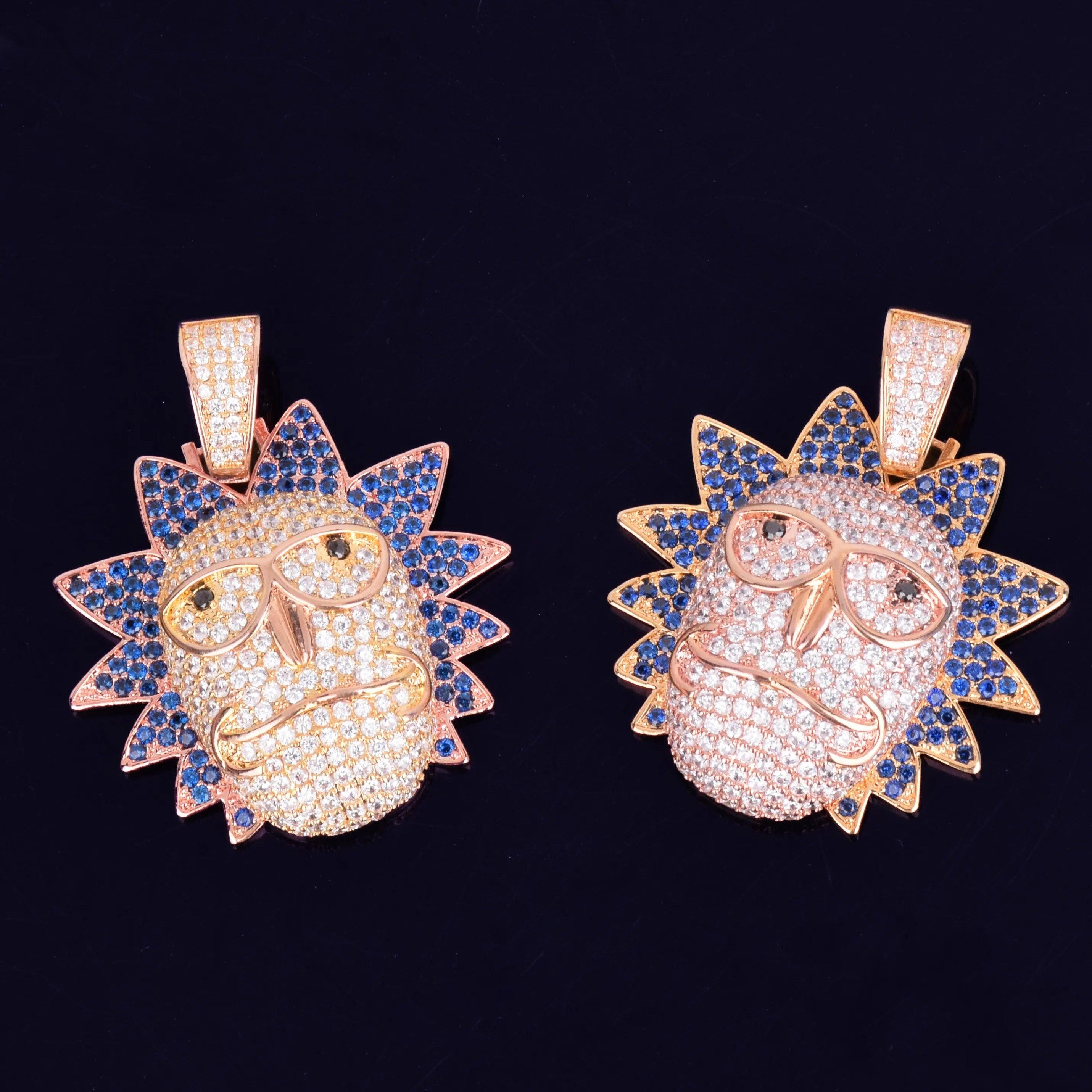 Rick Sanchez Cubic Zirconia Halskette