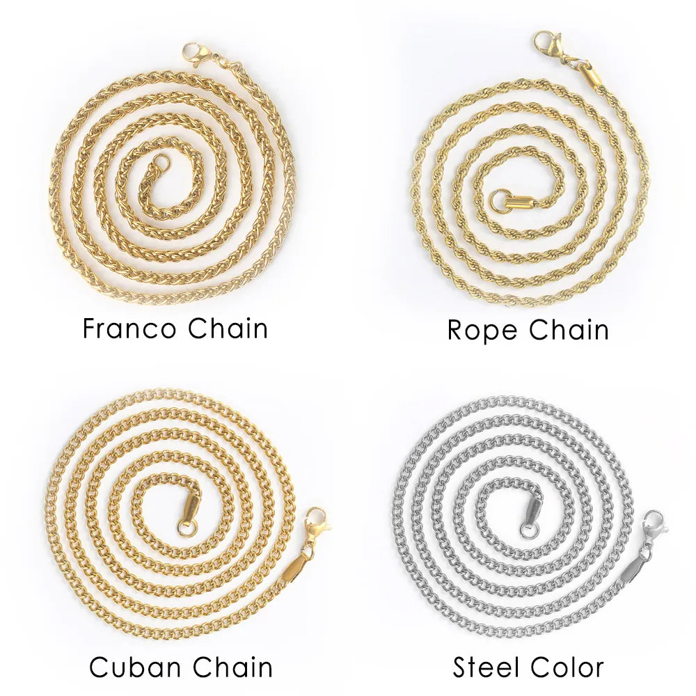 Kreuz-Anhänger Halskette im Hip-Hop-Stil - Iced Out Design