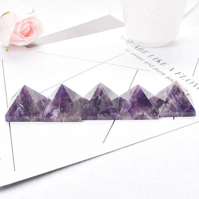 Kristallpyramide Meditation SPIRIT Schwarzlichtposter - Produktbild 5 - NiZED