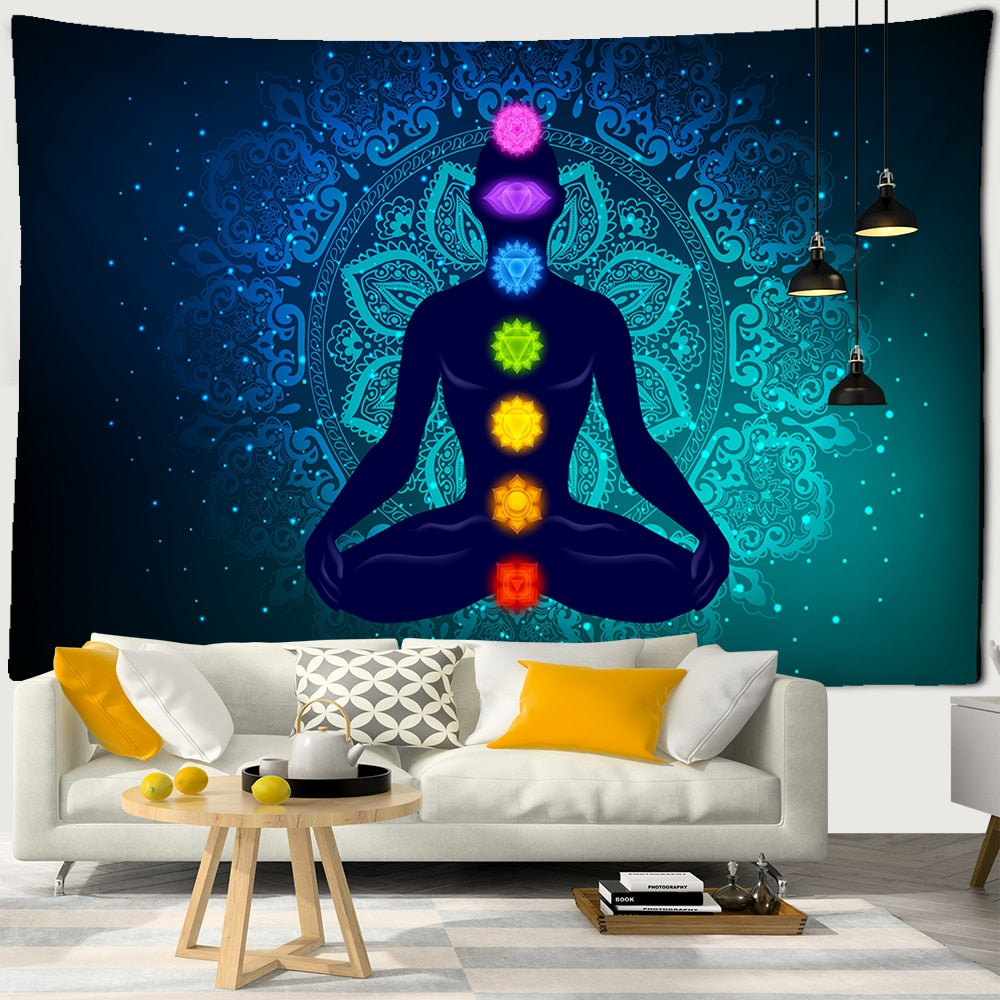Psychedelic Mystical Schwarzlichtposter