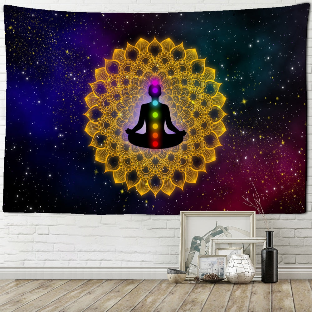 Psychedelic Mystical Schwarzlichtposter