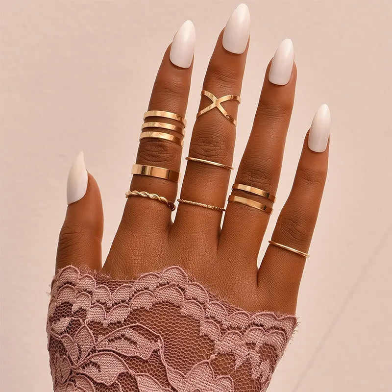 Ringset für Damen 2023 - Bohemian Fashion Schmuck