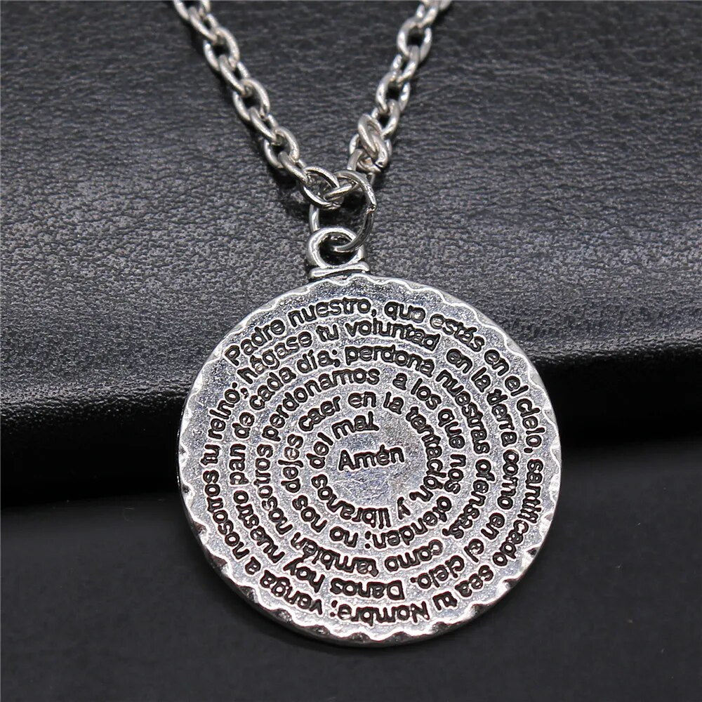 Religiöser Schmuck - Buddhismus Buddha Anhänger Halskette mit Om Yoga Symbol und Lotusbaum