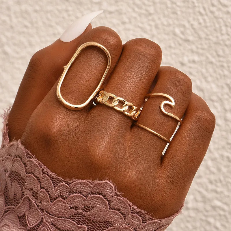 Ringset für Damen 2023 - Bohemian Fashion Schmuck