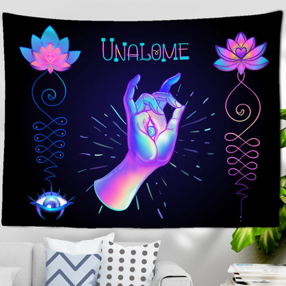 Psychedelic Mystical Schwarzlichtposter