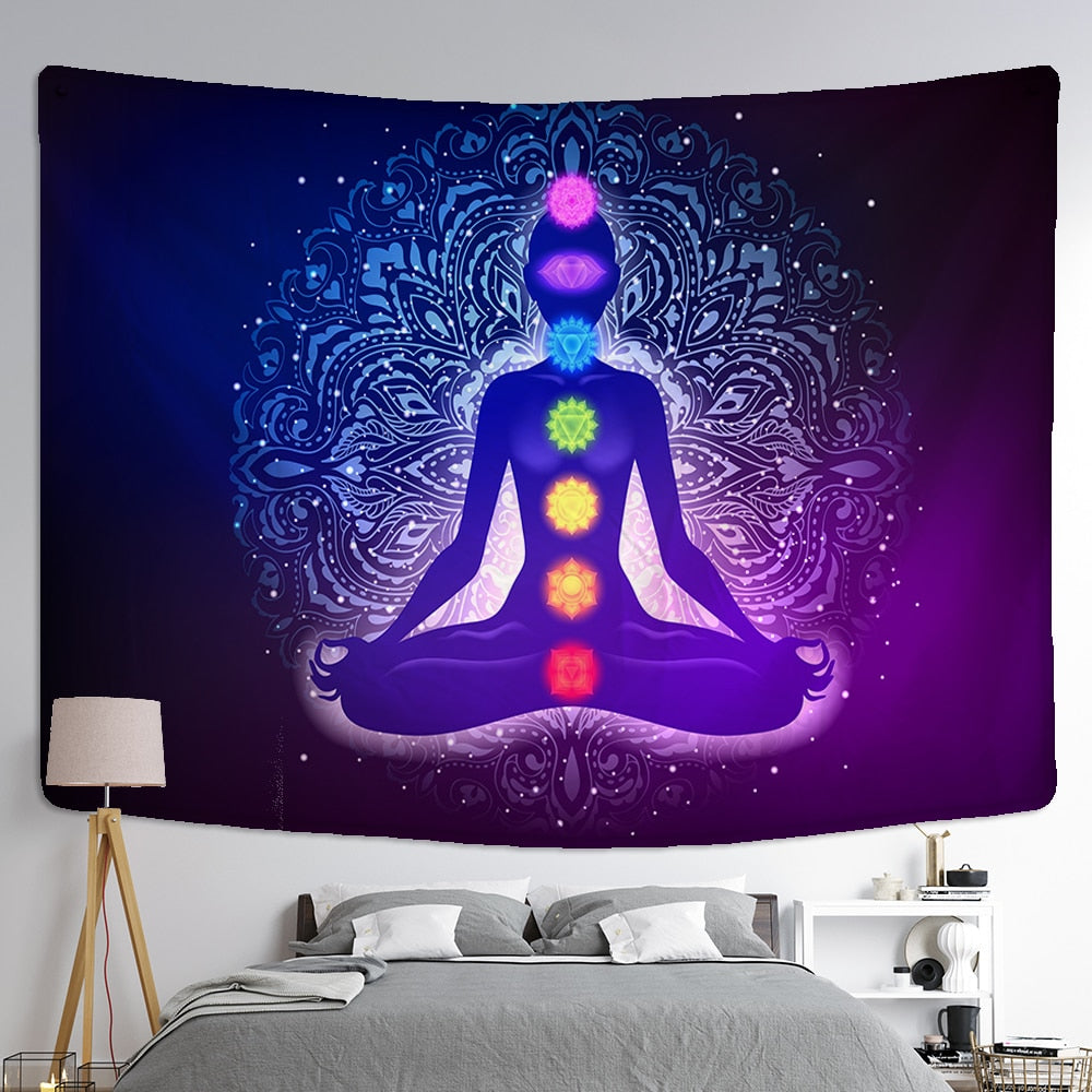 Psychedelic Mystical Schwarzlichtposter