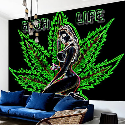 Weed Trance Schwarzlichtposter - Produktbild 5 - NiZED