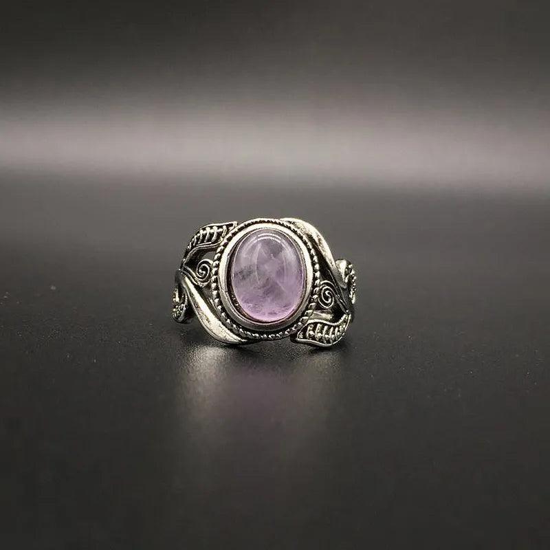 Vintage 925 Silber Ring mit Amethyst - Schmuck für besondere Anlässe