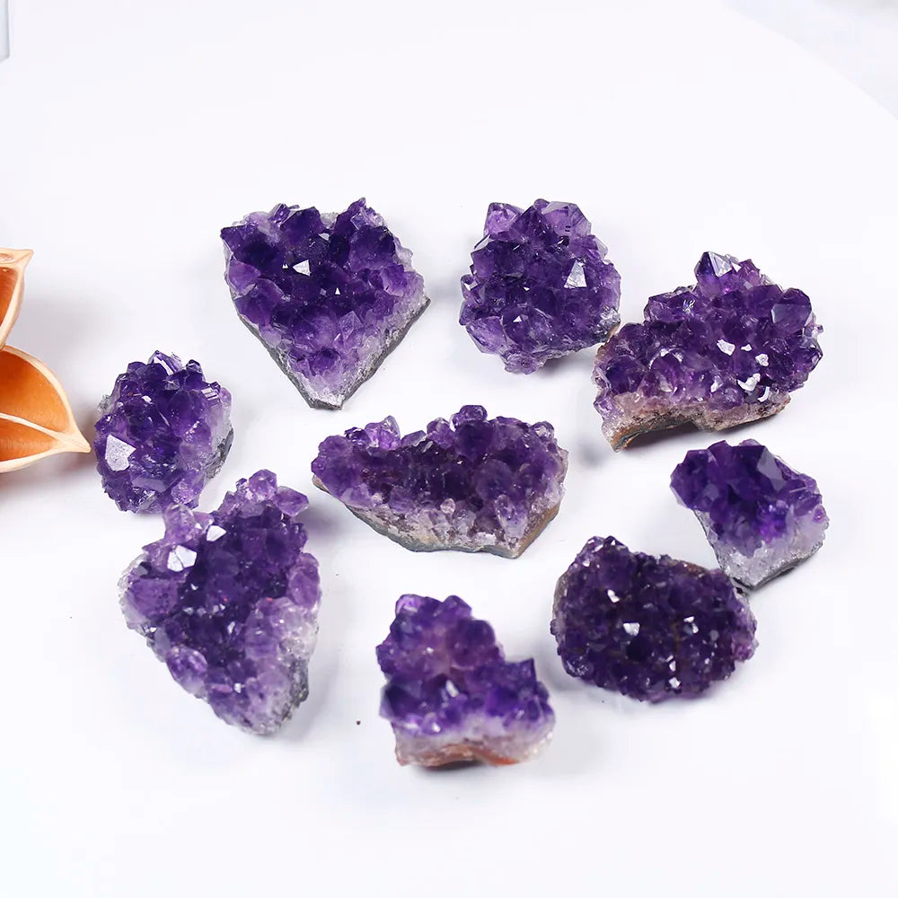 Natürlicher Amethyst Kristallcluster - Heilsteine und Dekoration