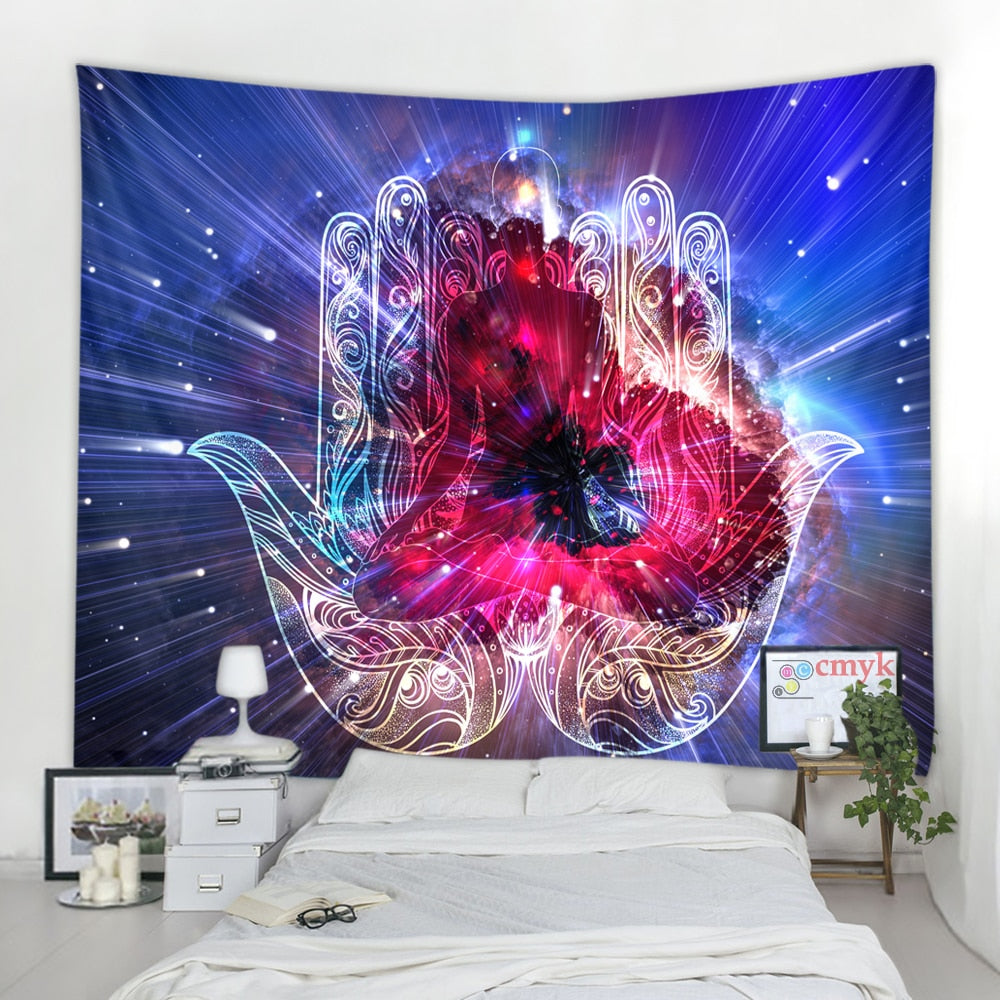 Psychedelic Mystical Schwarzlichtposter
