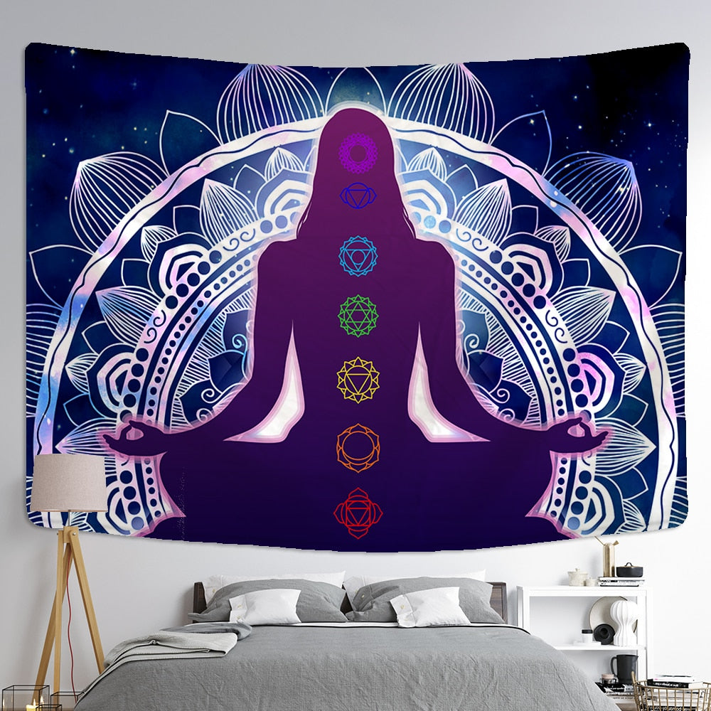 Psychedelic Mystical Schwarzlichtposter
