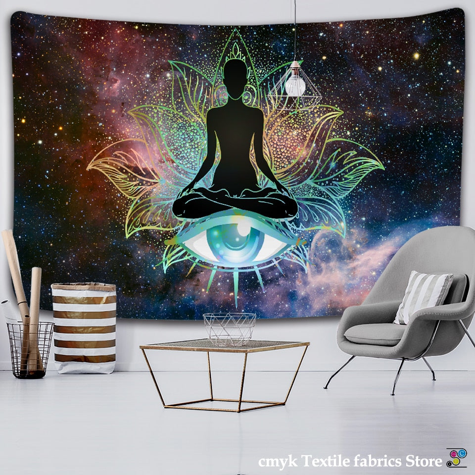 Psychedelic Mystical Schwarzlichtposter