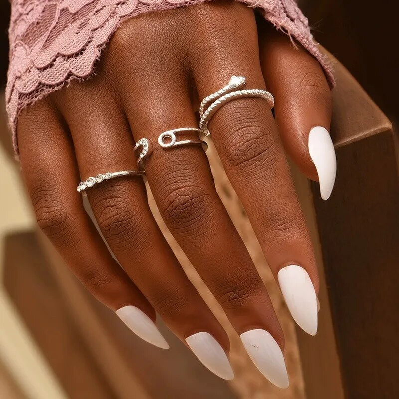 Ringset für Damen 2023 - Bohemian Fashion Schmuck