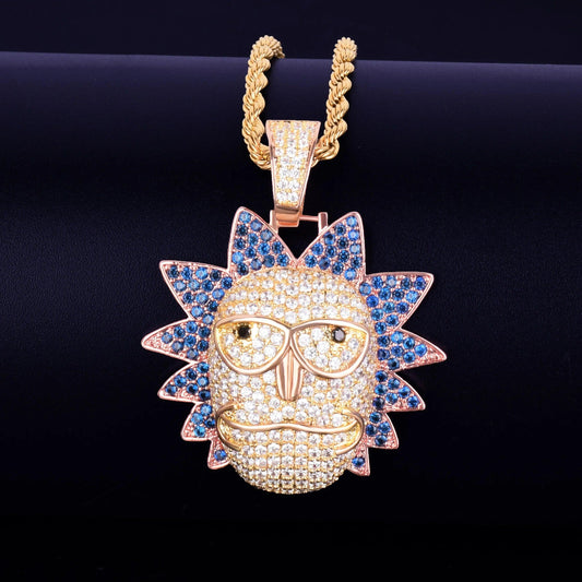 Rick Sanchez Cubic Zirconia Halskette