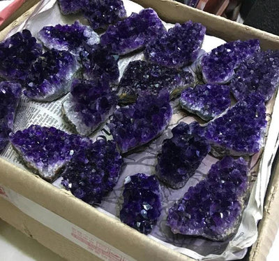 Amethyst quarz kristalle QUAZ von NiZED als Amethyst, Kristall Deko und Geschenkidee