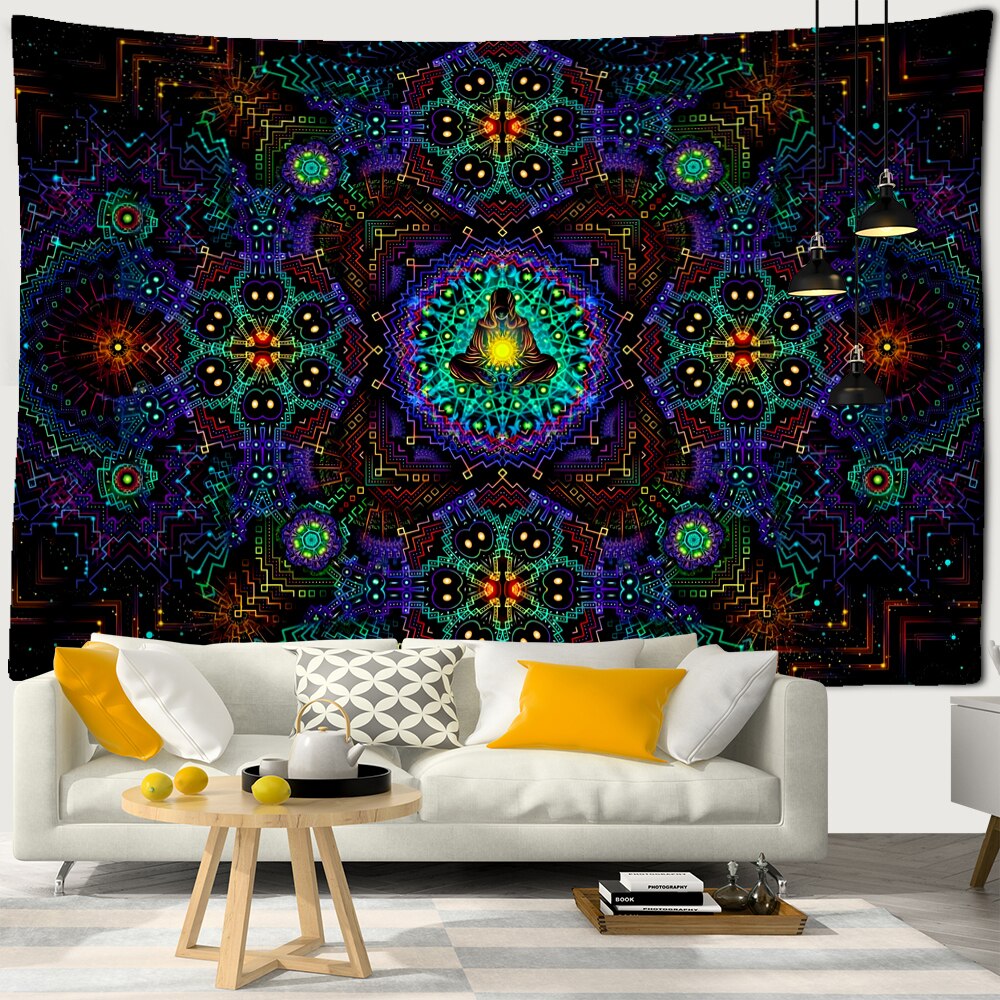 Psychedelic Mystical Schwarzlichtposter