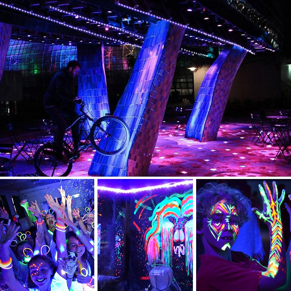 UV LED Strip Light 5V DC 2835 0.5M 1M 2M Waterproof Purple Ribbon Schwarzlicht