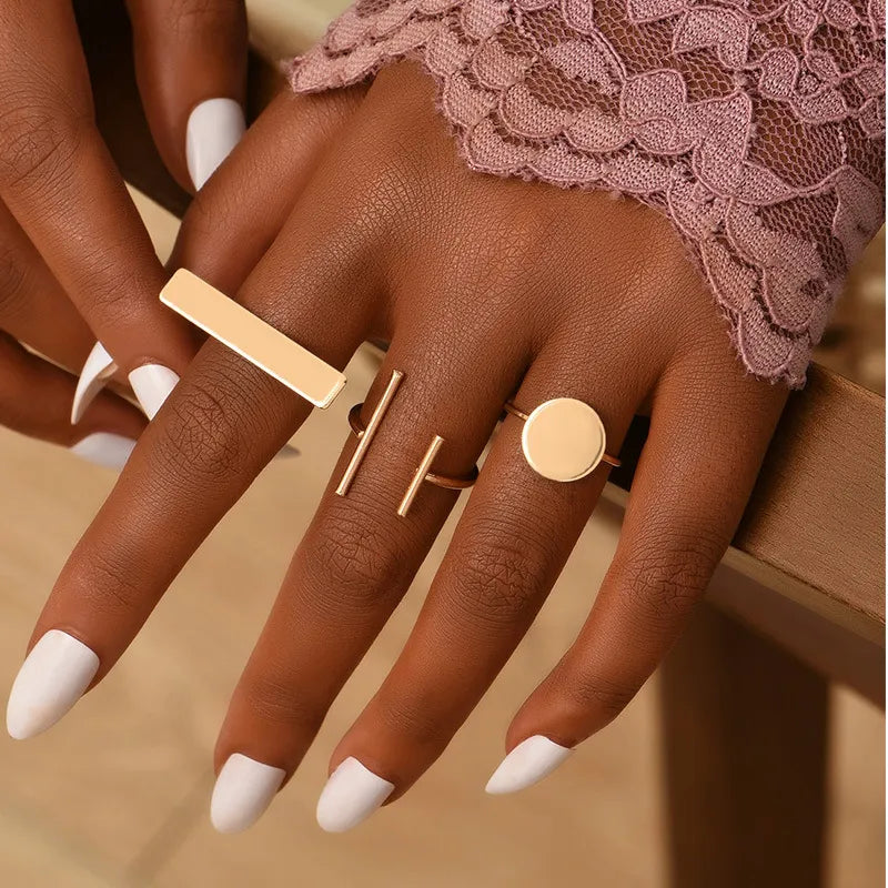 Ringset für Damen 2023 - Bohemian Fashion Schmuck