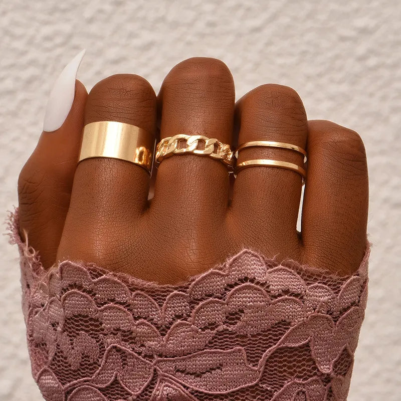 Ringset für Damen 2023 - Bohemian Fashion Schmuck
