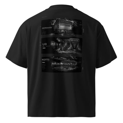 LOCAL SIGNALS BERLIN Oversized Tshirt von NiZED als Graphic T-Shirt fuer Streetwear und Festival Outfit