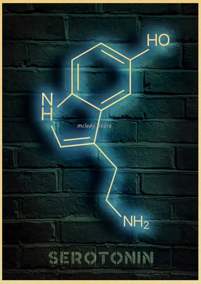 Neon Molecules Neon Poster - Produktbild 19 - NiZED