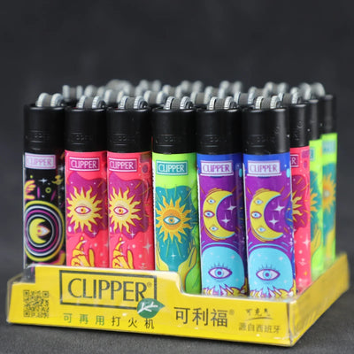 Clipper Feuerzeug – Nachfüllbar mit Schleifrad & Designmotiv NiZED Bild 52