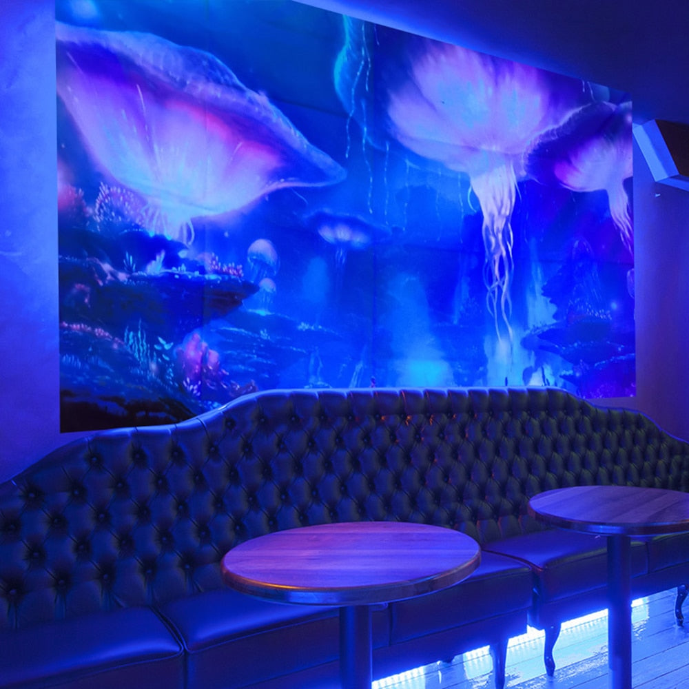 Boho Wall Schwarzlichtposter