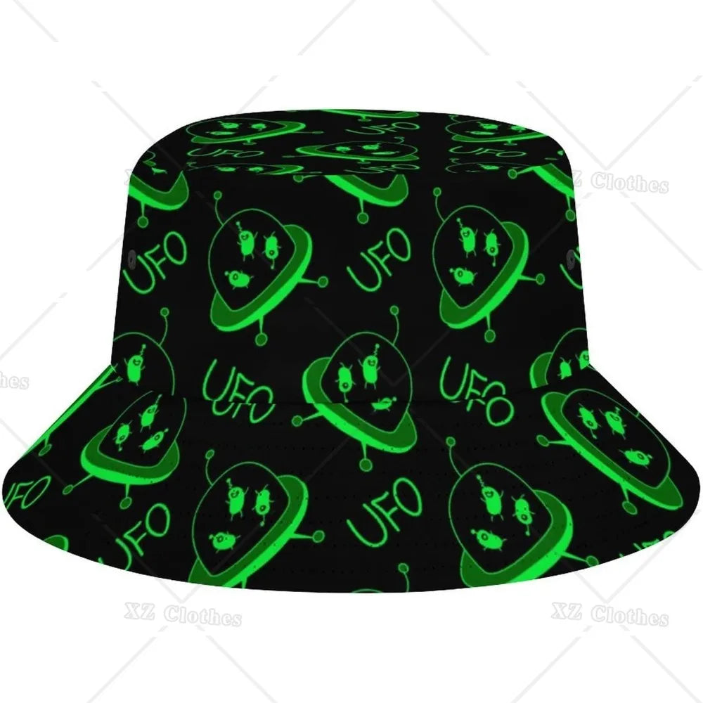 Space UFO Alien Bucket Hat – Unisex
