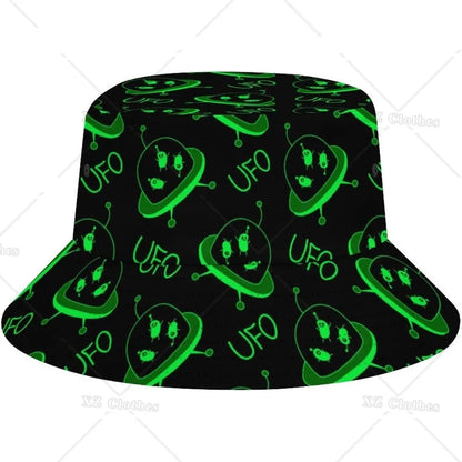 Space UFO Alien Bucket Hat – Unisex