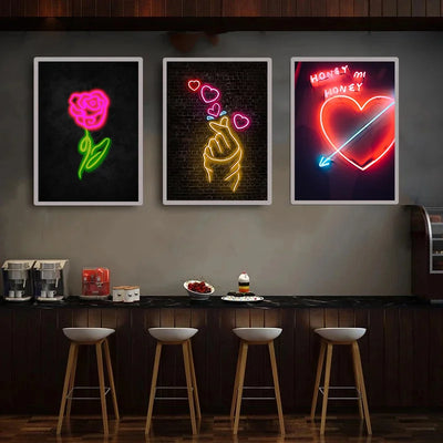 Neon Love Neon Poster - Produktbild 2 - NiZED