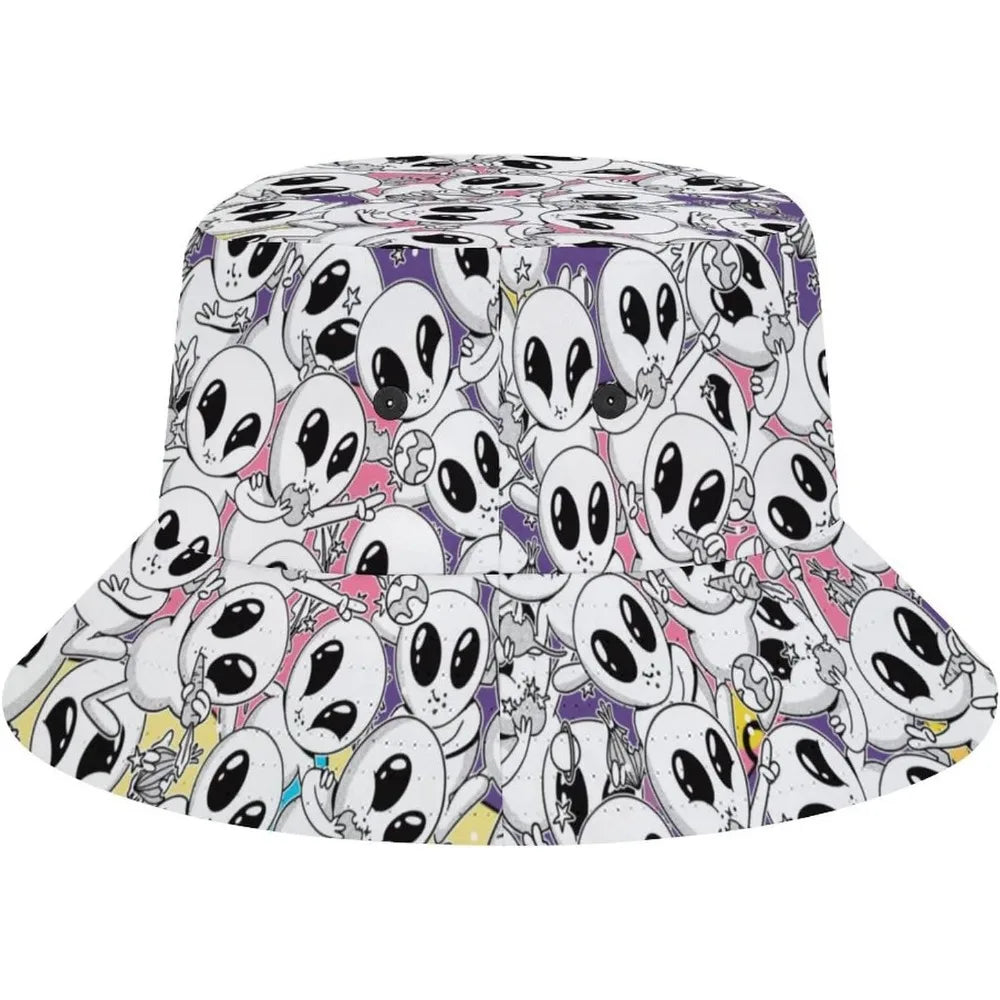 Space UFO Alien Bucket Hat – Unisex