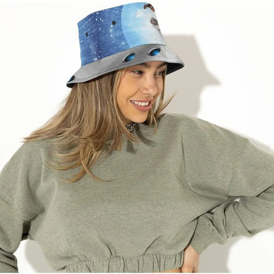 Space UFO Alien Bucket Hat – Unisex NiZED rave techno