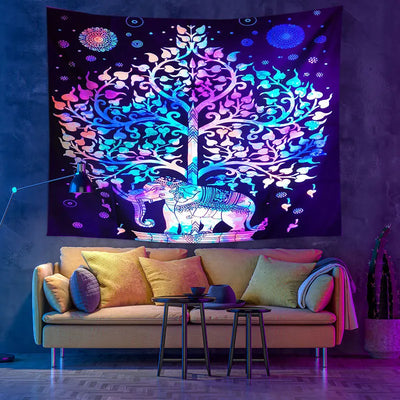 Buddha Meditation Schwarzlichtsposter Schwarzlichtposter - Produktbild 17 - NiZED