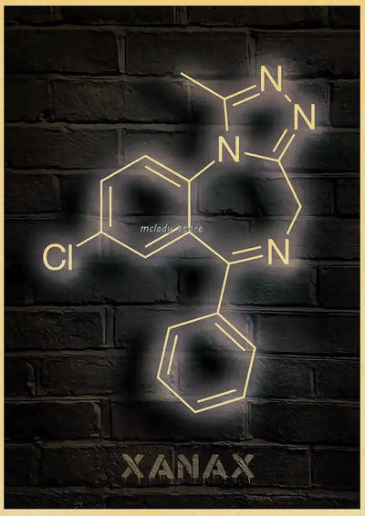 Neon Molecules Neon Poster - Produktbild 5 - NiZED